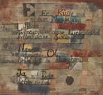 From the Song of Songs - Version II Paul Klee